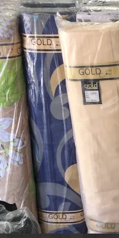 Тканина для постільної білизни Бязь "Gold" Lux "Улюблене місце, щоб бути ..." GL4068