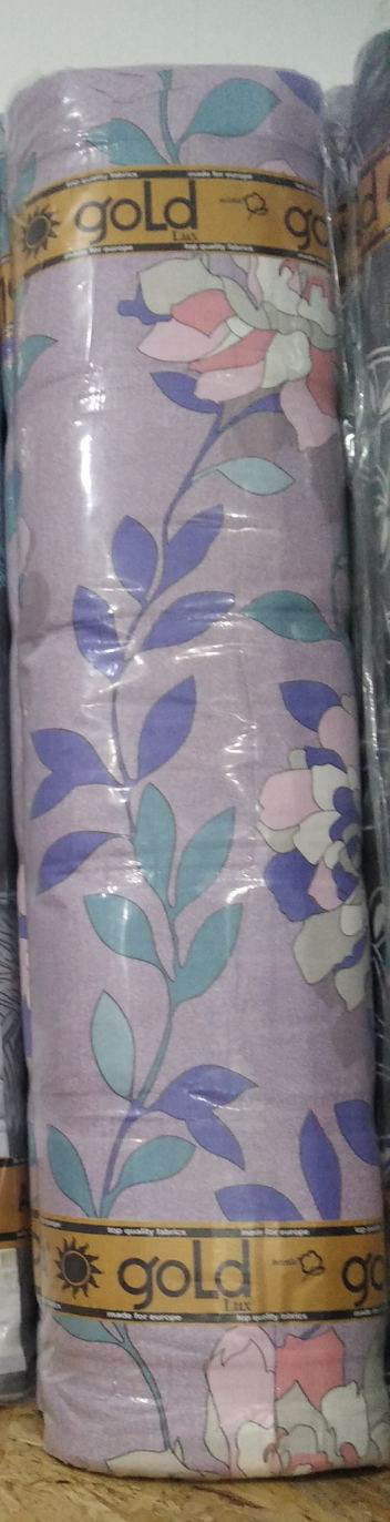 Ткань для постельного белья Бязь "Gold" Lux GL3626violet