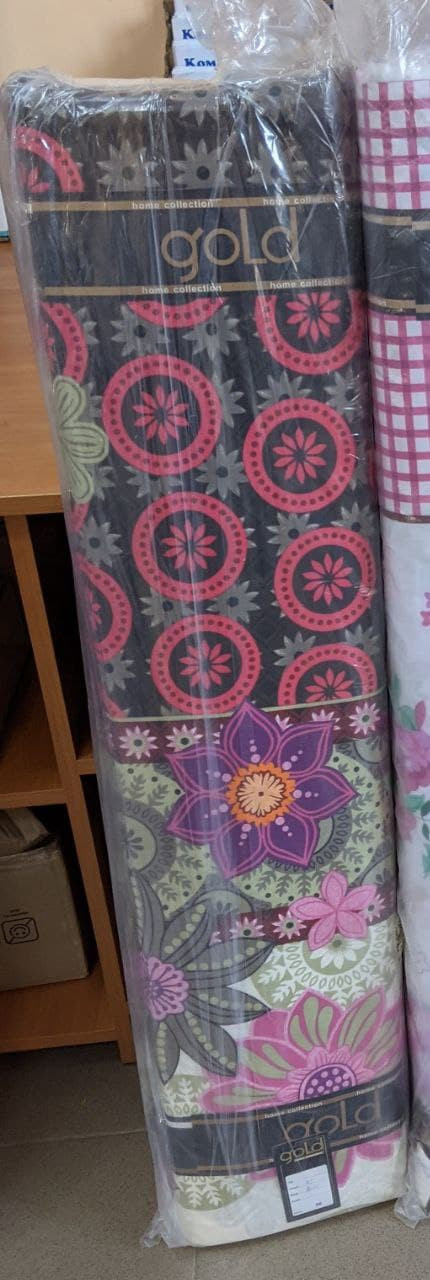 Ткань для постельного белья Бязь "Gold" Lux "Цветочный принт (стилизированный)" GL632