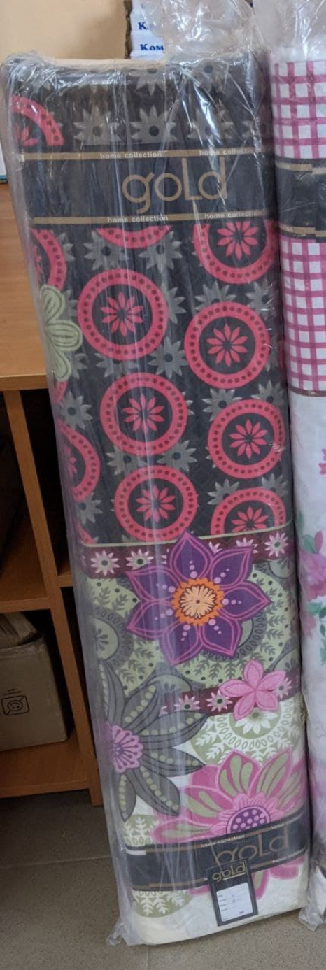 Ткань для постельного белья Бязь "Gold" Lux "Цветочный принт (стилизированный)" GL632