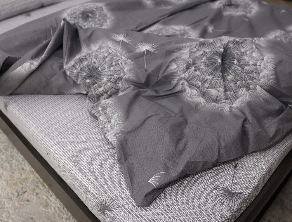 Полуторний набір постільної білизни 150*220 із Бязі "Gold" №157496AB Черешенка™