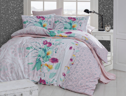 Полуторний набір постільної білизни 160*220 із Ранфорсу Rihanna Somon First Choice™