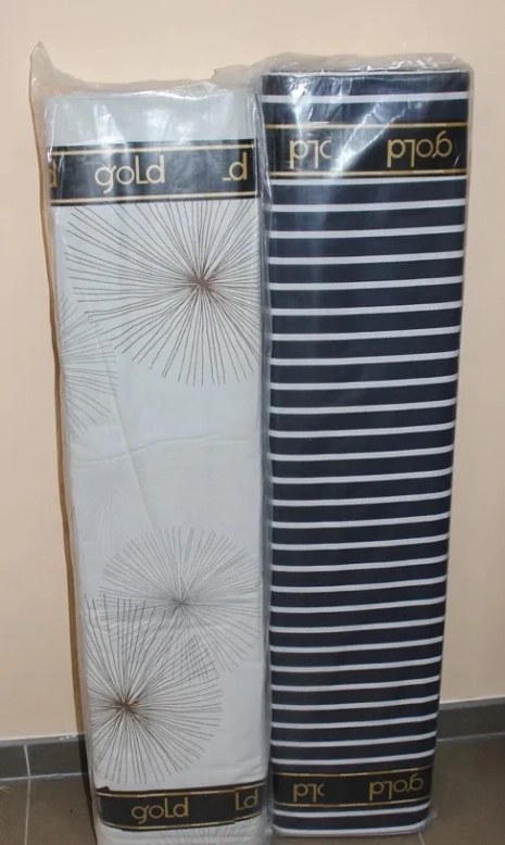 Ткань для постельного белья Бязь "Gold" Lux "Цветочный принт (Одуванчики)" GL1020 (A+B) - (50м+50м)