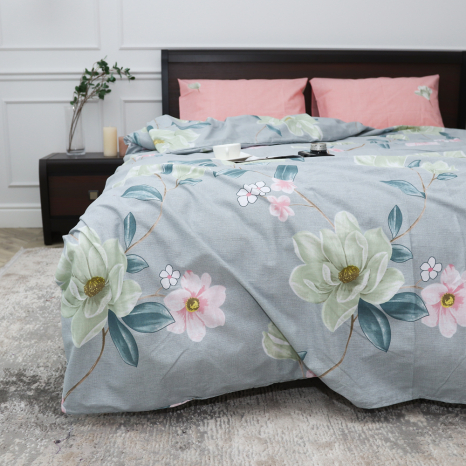 Сімейний набір постільної білизни із Бязі "Gold" №157405AB Черешенка™