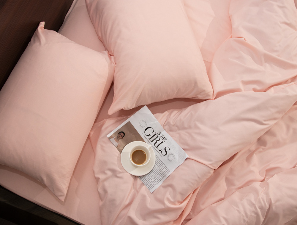 Євро набір постільної білизни 200*220 із мікрофібри №201407 Черешенка™