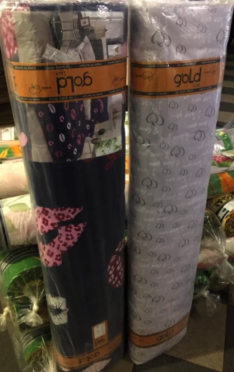 Ткань для постельного белья Бязь "Gold" Lux "Сочный поцелуй" GL1611 (A+B) - (50м+50м)