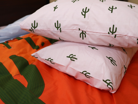 Двоспальний набір постільної білизни 180*220 із Бязі "Gold" №151399AB Черешенка™