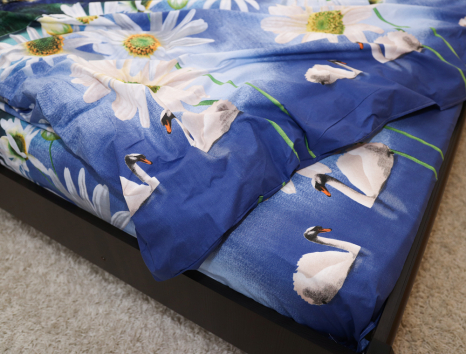 Двоспальний набір постільної білизни 180*220 із Бязі "Gold" №154265 Черешенка™