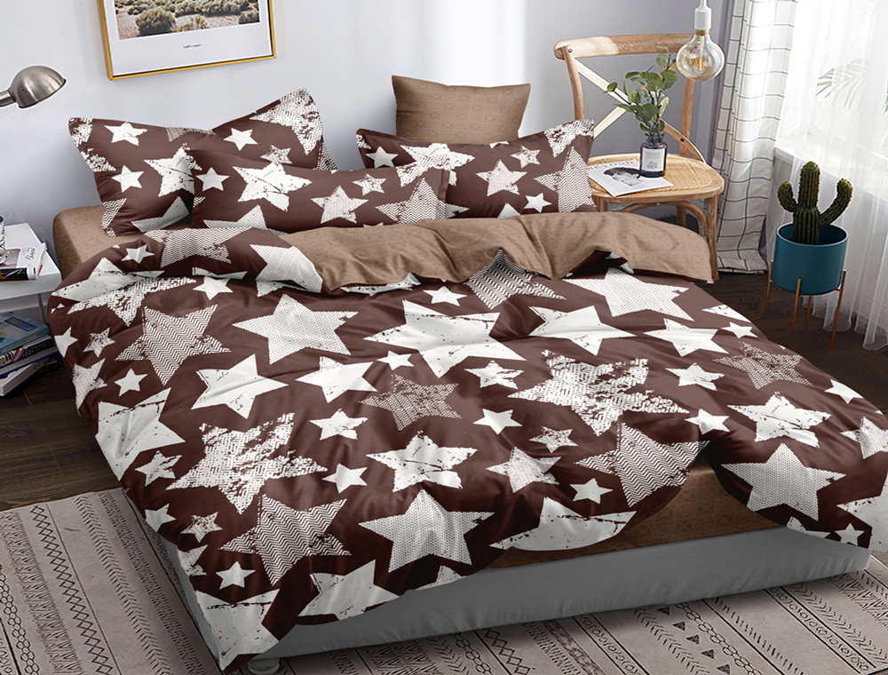 Ткань для постельного белья Сатин S-102 (A+B) - (60м+60м)