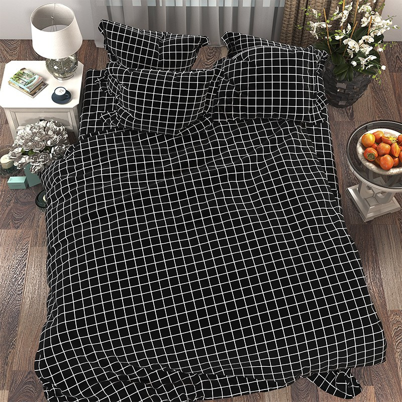 Тканина для постільної білизни Бязь "Gold" Lux GL7765black