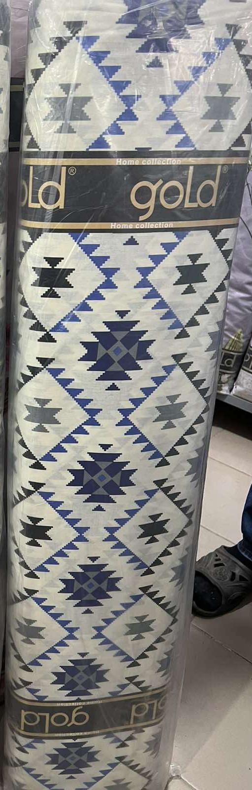 Ткань для постельного белья Бязь "Gold" Lux GL3385blue