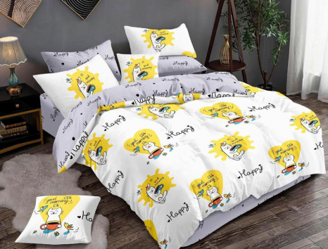 Ткань для постельного белья Бязь "Gold" Lux детская GLB258 (A+B) - (50м+50м)