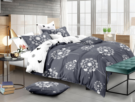 Полуторный набор постельного белья 150*220 из Бязи "Gold" №154074AB Черешенка™