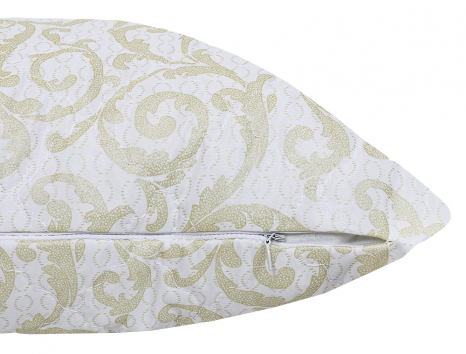 Подушка стьобана на блискавці 50*70 мікрофібра/холлофайбер №5070-13