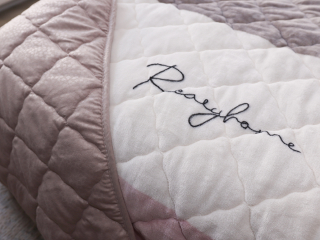 Полуторне флісове стьобане покривало №55077R