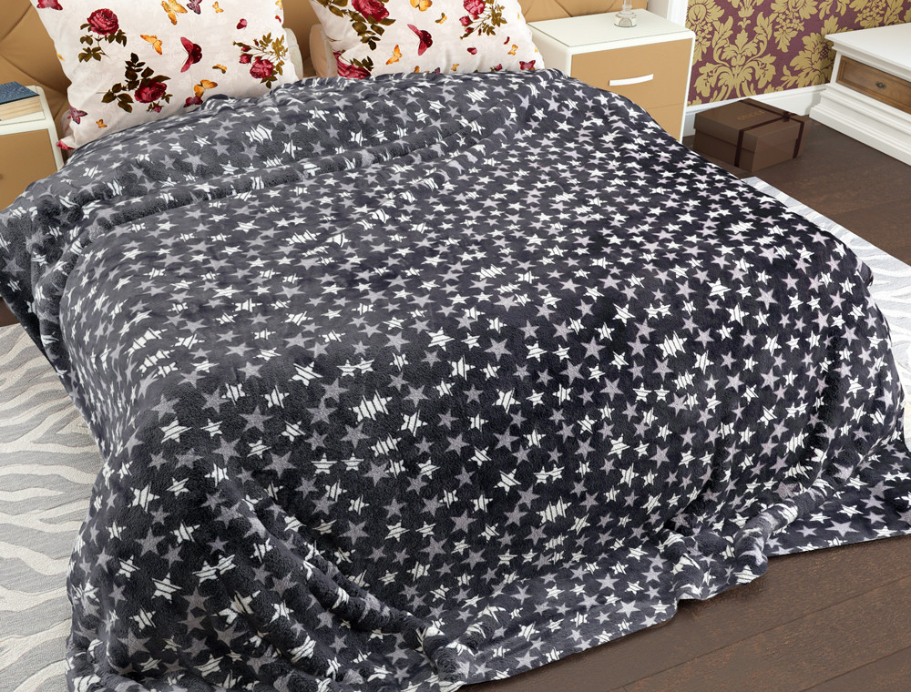 Двоспальний флісовий плед №33580