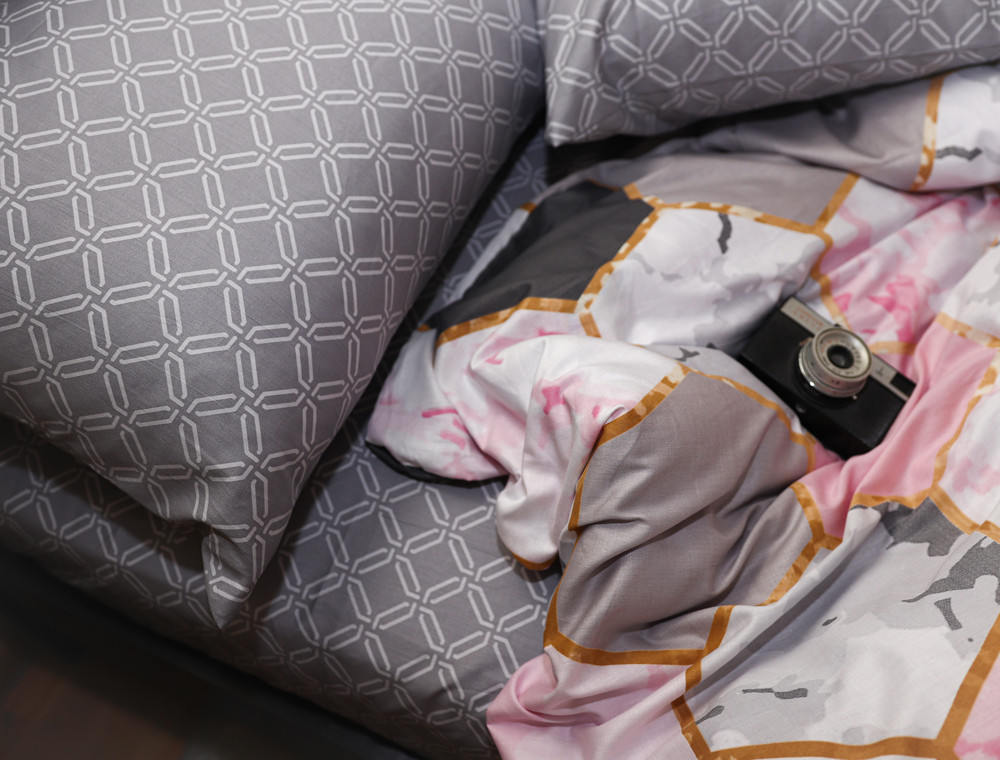 Сімейний набір постільної білизни із Сатину №027AB Черешенка™