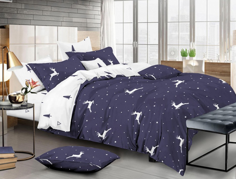 Сімейний набір постільної білизни із Сатину №486AB Черешенка™