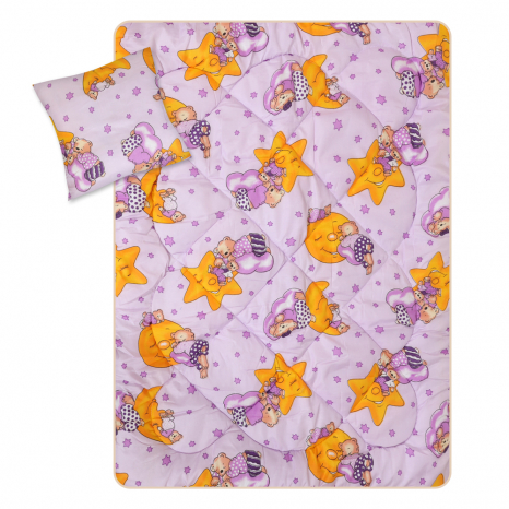 Комплект дитяча ковдра 105x135 + подушка 50x50 №2119