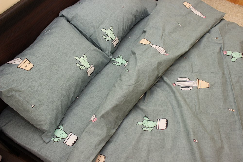 Полуторний набір постільної білизни 150*220 із Бязі "Gold" №154200 Черешенка™