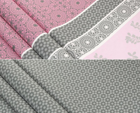 Тканина для постільної білизни Ранфорс E-30 (A+B) - (50м+50м)