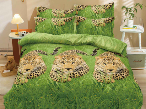 Сімейний набір постільної білизни 240*220 із полікотону №20303 Черешенька™