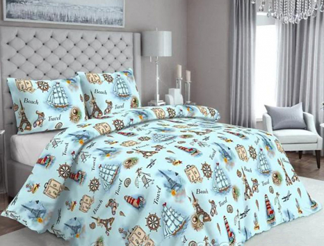 Тканина для постільної білизни Бязь "Gold" Lux дитяча GLB142