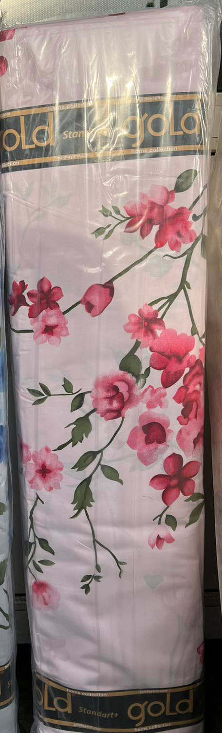 Ткань для постельного белья Бязь "Gold" Lux GL17090pink