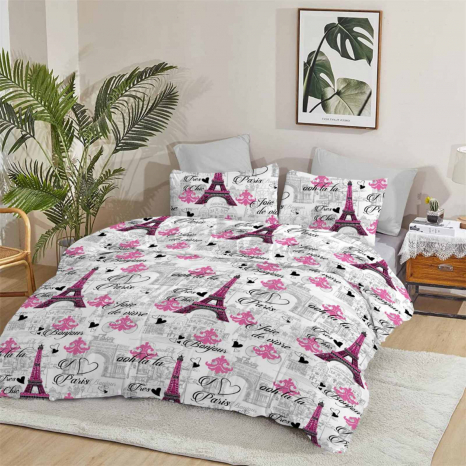 Ткань для постельного белья Бязь "Gold" Lux GL9121pink