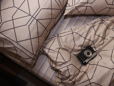 Евро макси набор постельного белья 200*220 из Сатина №062AB Черешенка™