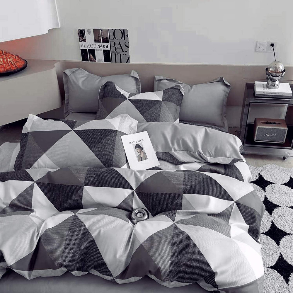 Ткань для постельного белья Бязь "Gold" Lux GL50607grey