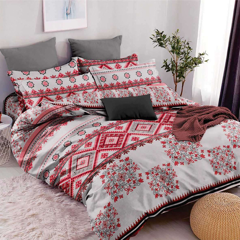 Ткань для постельного белья Бязь "Gold" Lux GL2011grey