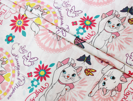 Тканина для постільної білизни Бязь "Gold" Lux дитяча "Канікули у Парижі" GLB4211