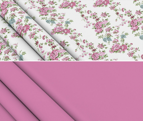 Ткань для постельного белья Бязь "Gold" Lux GL785 (A+B) - (50м+50м)