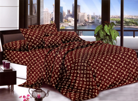 Полуторний набір постільної білизни 150*220 із Ранфорсу №182634 Черешенка™