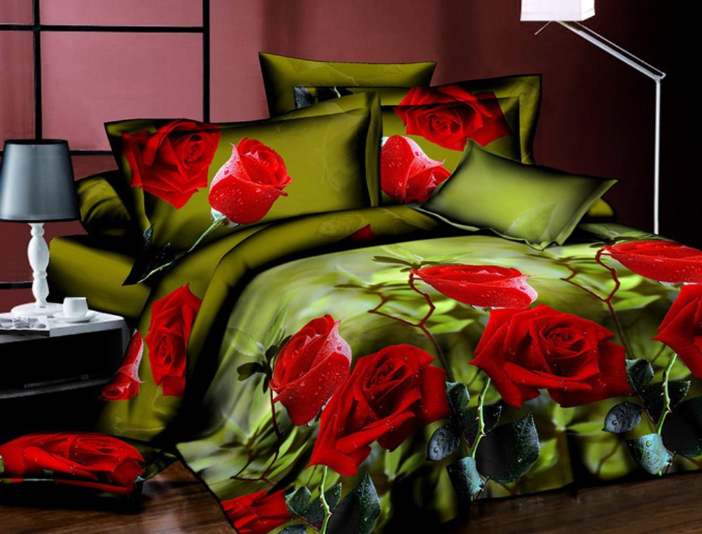 Полуторный набор постельного белья 150*220 из поликотона №20344 Черешенка™