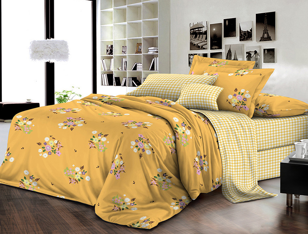 Евро макси набор постельного белья 200*220 из Ранфорса №1877AB Черешенка™