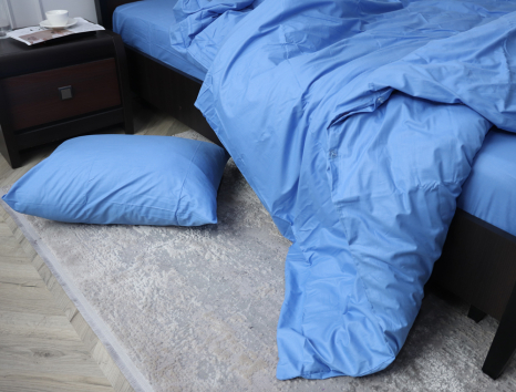 Полуторный набор постельного белья 150*220 из Сатина №15-3930-T Черешенка™