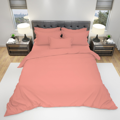 Тканина для постільної білизни Бязь "Gold" Lux однотонна GLpowderG (50м)