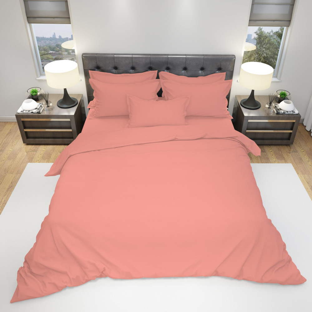 Тканина для постільної білизни Бязь "Gold" Lux однотонна GLpowderG (50м)