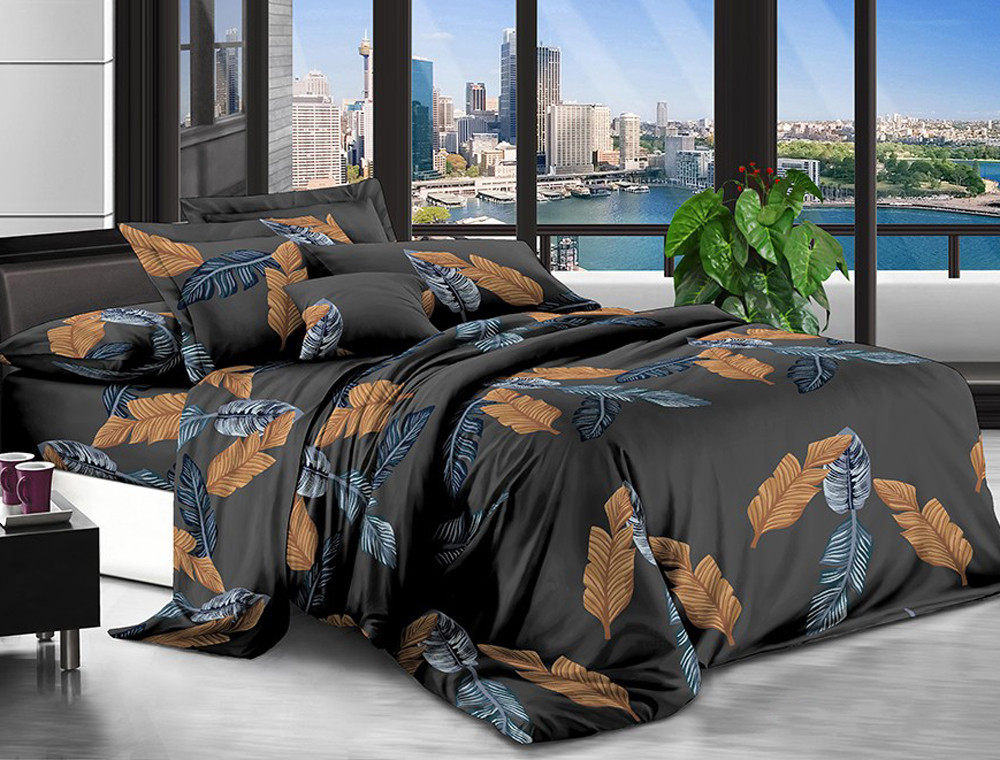 Полуторний набір постільної білизни 150*220 із полікотону №202448 Черешенька™