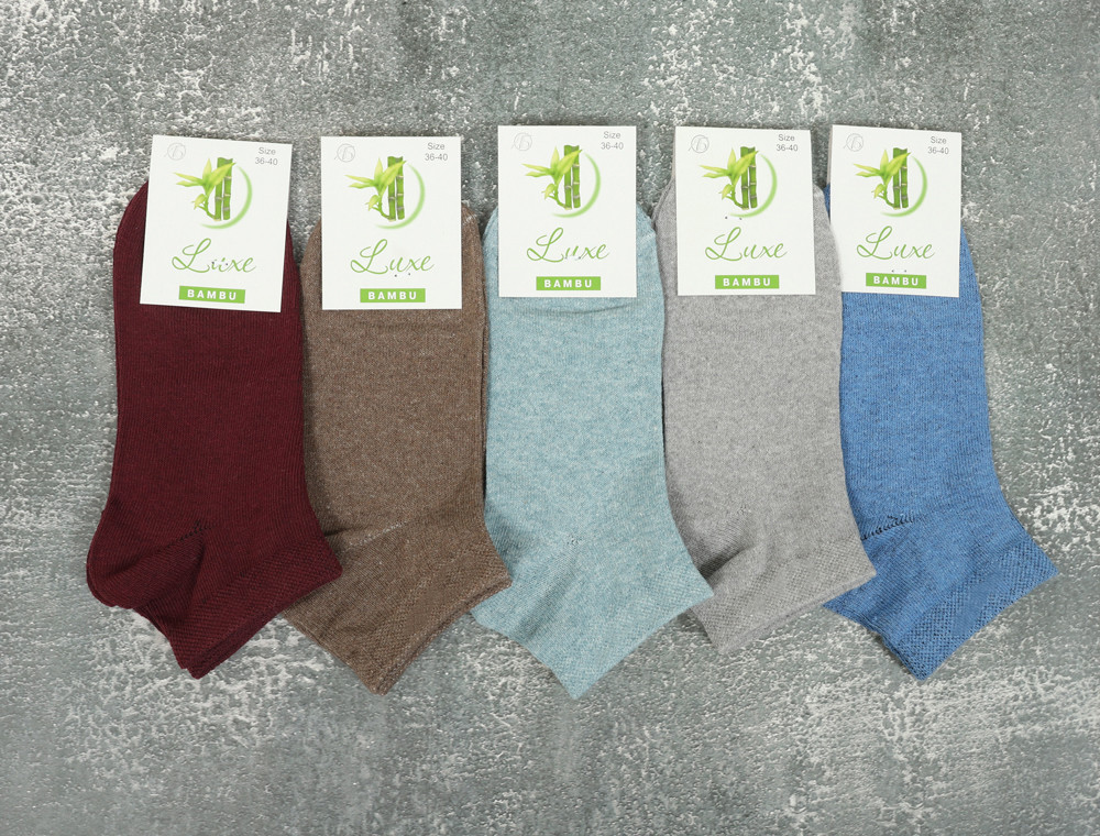 Жіночі шкарпетки Luxe Bambu короткі (36-40) №BL3011