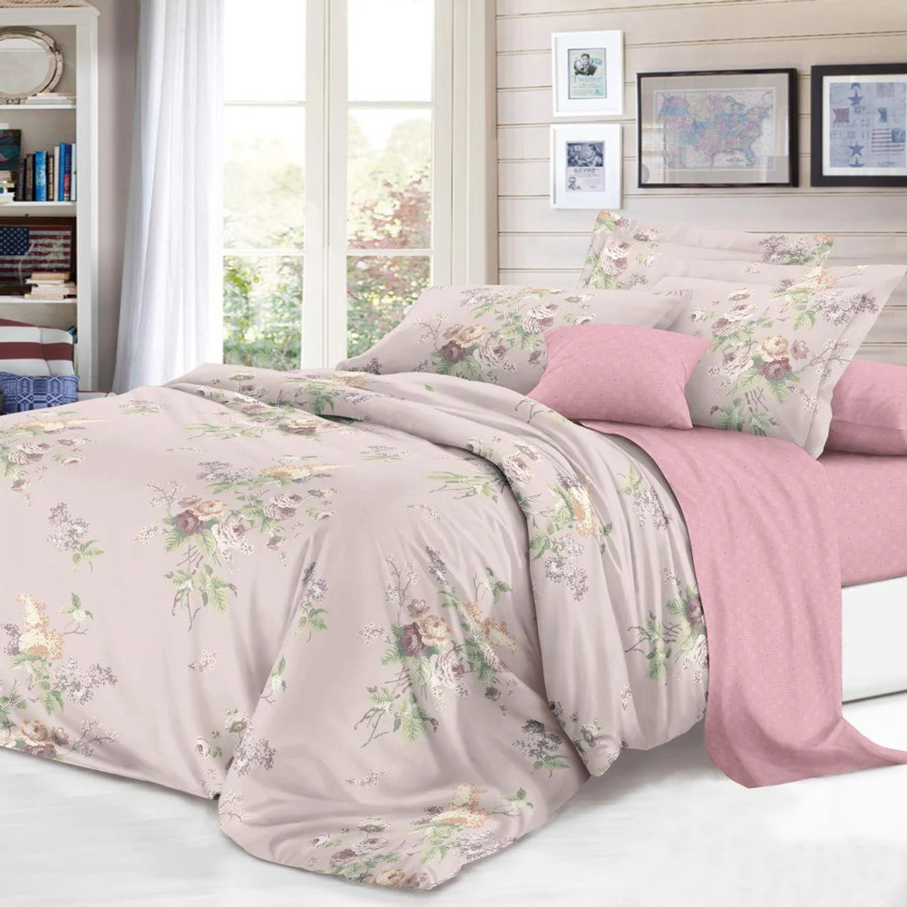 Тканина для постільної білизни Сатин TK-47 (A+B) - (60м+60м)