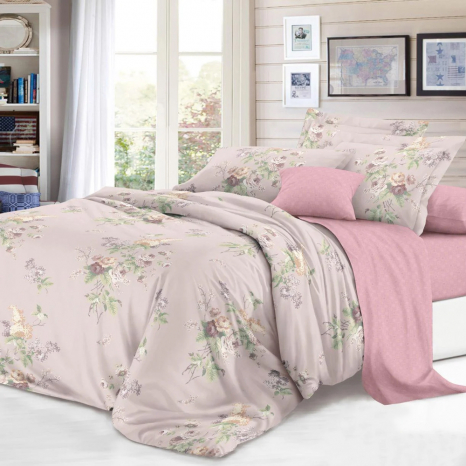 Тканина для постільної білизни Сатин TK-47 (A+B) - (60м+60м)