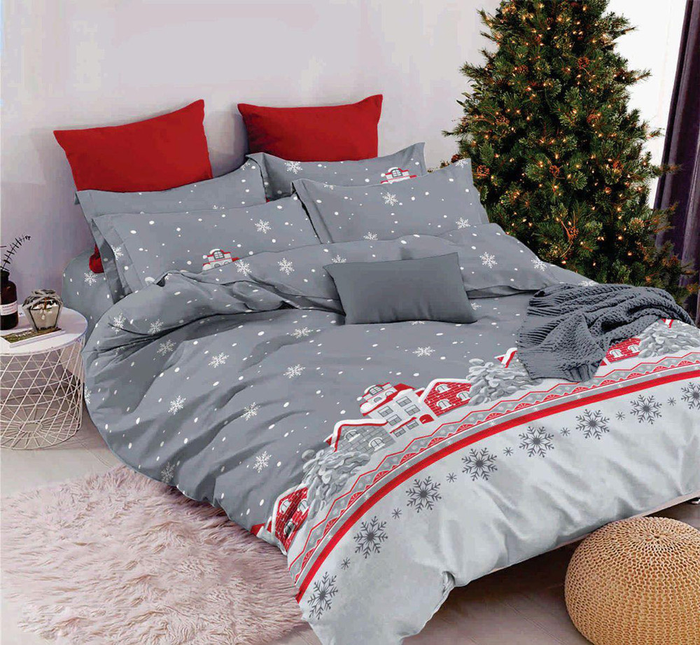 Ткань для постельного белья Бязь "Gold" Lux GL11310red