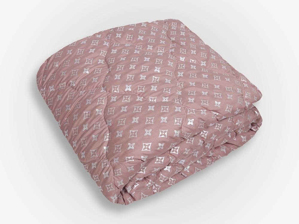 Полуторна літня ковдра мікрофібра/холофайбер №41073