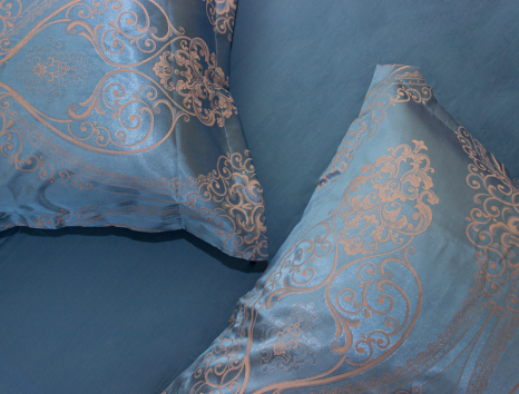 Двуспальный набор постельного белья 180*220 из Жаккарда №019AB KRISPOL™