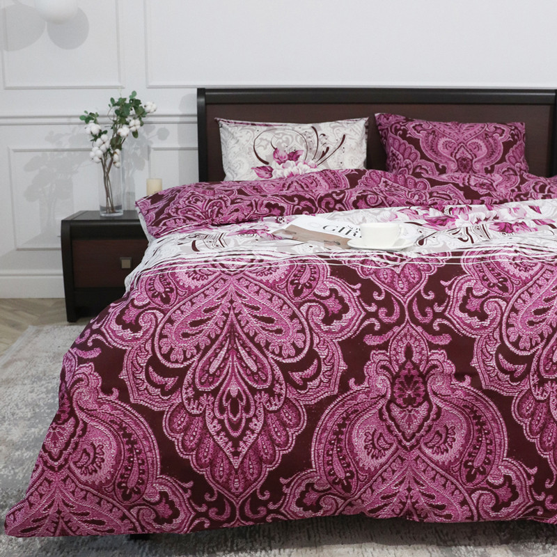 Євро-максі набір постільної білизни 200*220 із Бязі "Gold" №156819 Черешенка™