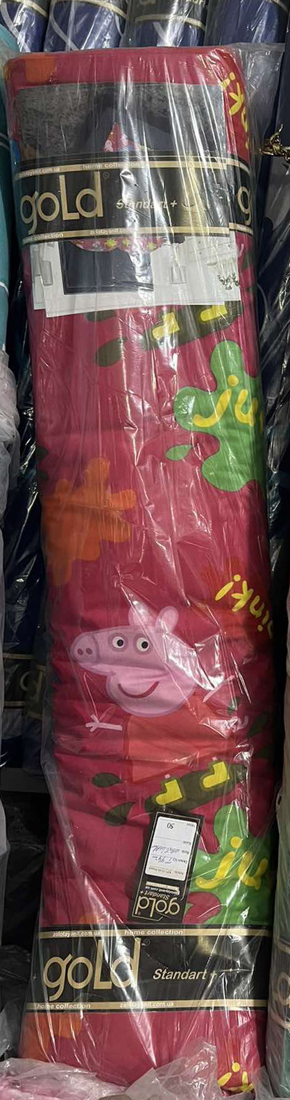 Ткань для постельного белья Бязь "Gold" Lux детская GLB336pink