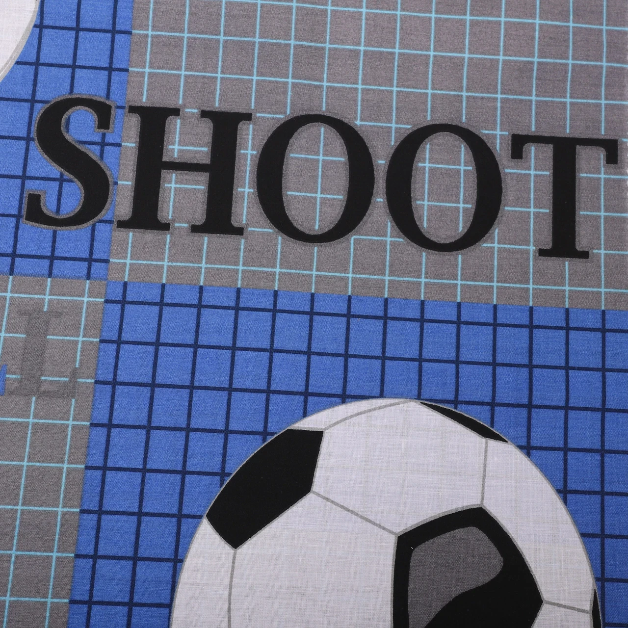 Ткань для постельного белья Бязь "Gold" Lux детская GLB7282blue